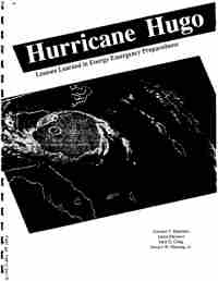 cover of the Hurricane Hugo Lessons Learned in Energy Emergency Preparedness report