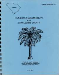 [graphic of cover of report-Hurricane Vulnerability for Charleston County]