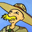 cartoon of a park ranger