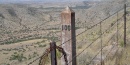 Monument 100 along the American/Mexican Border in Coronado National Memorial