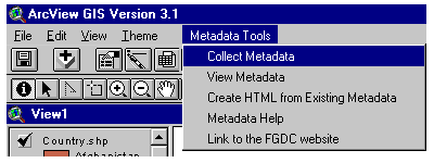 Screen grab of the Metadata Collector