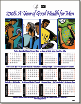 Healthy Men Calendar