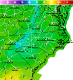 National Digital Forecast Database Maximum Temperature Forecast