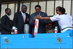 Malawi's President Officiates at Candlelight Memorial