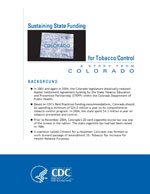 Sustaining State Funding for Tobacco Control