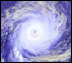 Aerial view of hurricane; photo courtesy of NOAA