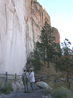 Visitors enjoy the Inscription Loop Trail