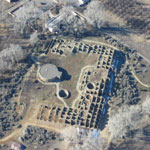 Aerial view of West Ruin
