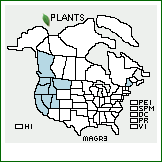 Distribution of Madia gracilis (Sm.) D.D. Keck. . 