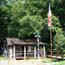 Totem Pole at Camp Greentop office