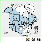 Distribution of Carex aurea Nutt.. . Image Available. 