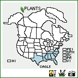 Distribution of Carex glaucescens Elliot. . Image Available. 