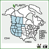 Distribution of Carex simulata Mack.. . Image Available. 