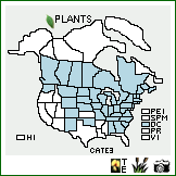 Distribution of Carex tenera Dewey. . Image Available. 