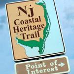 Sign used to show destination locations.