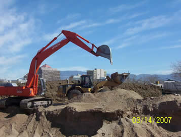 Tingley Park Excavation taking place