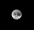 Dione - circular impact craters