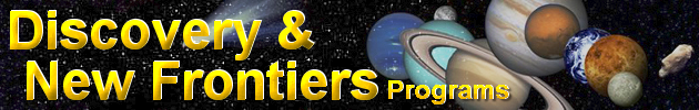 Discovery & New Frontiers  Program Banner
