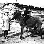 Esther and Ferol Stanley at Wolfe Ranch