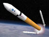 Artistic rendering of an Ares V rocket