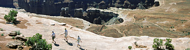 Hikers at Grand View Point