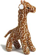 A stuffed animal giraffe