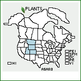 Distribution of Astragalus aretioides (M.E. Jones) Barneby. . 