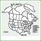 Distribution of Astragalus chamaemeniscus Barneby. . 