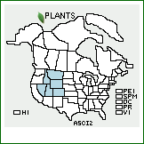 Distribution of Astragalus cibarius Sheldon. . 