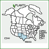 Distribution of Astragalus giganteus S. Watson. . 