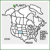 Distribution of Astragalus microcymbus Barneby. . 