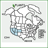 Distribution of Astragalus oophorus S. Watson. . Image Available. 