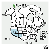 Distribution of Astragalus tephrodes A. Gray. . Image Available. 
