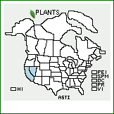 Distribution of Astragalus tidestromii (Rydb.) Clokey. . 