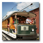 Trolley tour at Lowell National Historical Park.