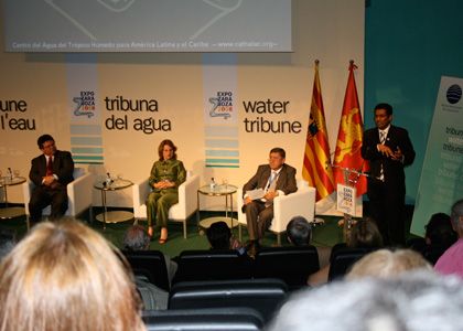 El Director de CATHALAC presenta los avances del Centro en la Expo Zaragoza 2008