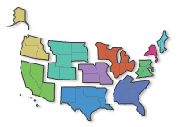 DBTAC: ADA Centers by U.S. Region