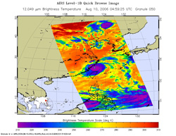 Super Typhoon Saomai from NASAs AIRS Satellite Instrument