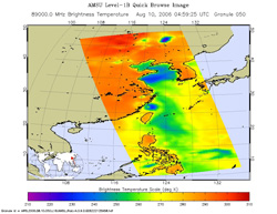 Super Typhoon Saomai from NASAs AIRS Satellite Instrument