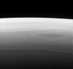 The Cassini spacecraft returns a grand and unique vista of Saturn's horizon, reminiscent of the views of our own planet from Earth orbit
