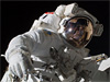 Spacewalking astronaut