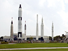 Rocket garden at Kennedy Space Center Visitor Complex