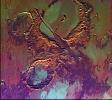 Memnonia Fossae (Enhanced Color)