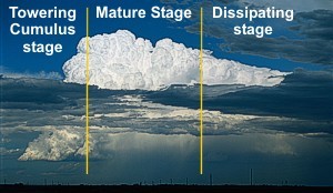 Multicell thunderstorm