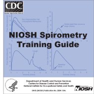 NIOSH Spirometry Training Guide CD cover