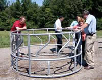 Photo of Auburn University researchers and EPA Region 4 employees
