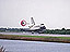 Discovery touches down at NASA's Shuttle Landing Facility.