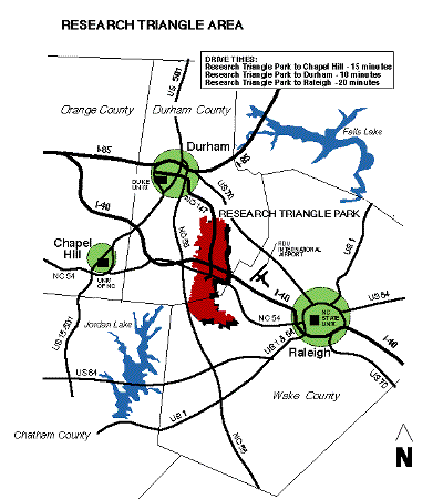 Map of Triangle Area