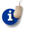 Image of information icon and computer mouse
