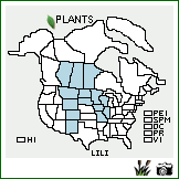 Distribution of Liatris ligulistylis (A. Nelson) K. Schum.. . Image Available. 